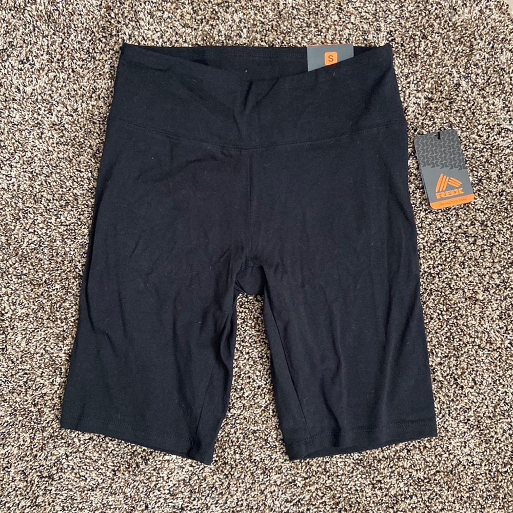 RBX Black Bike Shorts, NWT